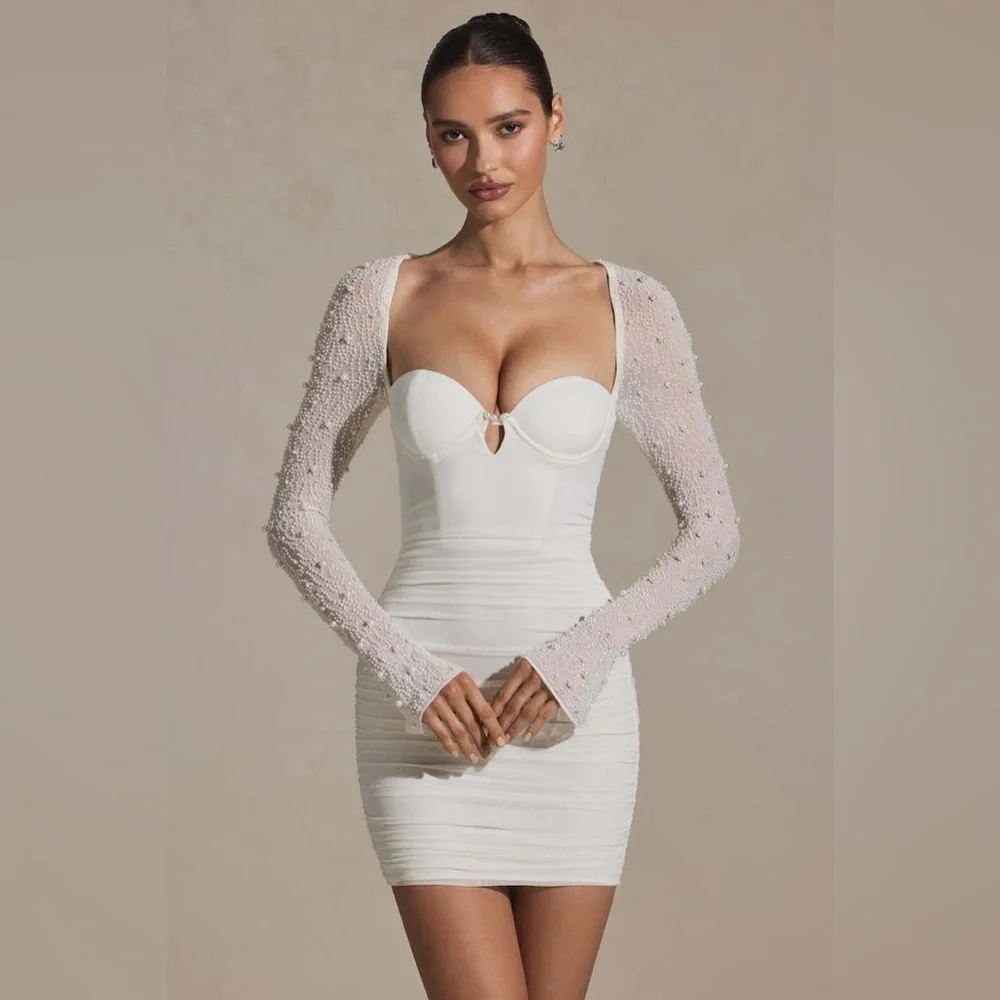 long sleeve midi black dress The Linen A-Line Midi Dress main image 1
